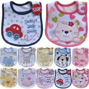 3PC/LOT Mixed sales cotton baby bibs waterproof infant bibs(send by boys' or girls') FTRK0010
3PC/LOT Mixed sales cotton baby bibs waterproof infant bibs(send by boys' or girls') FTRK0010