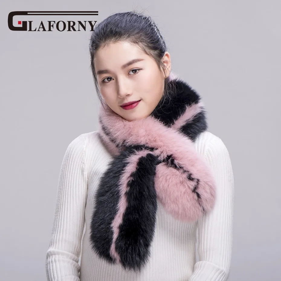 Glaforny 2018 New Fashion Knitted Fox Fur Scarves Women Winter Warm Fur Collars Scarf High Quality Real Fur Wraps Shawls
Glaforny 2018 New Fashion Knitted Fox Fur Scarves Women Winter Warm Fur Collars Scarf High Quality Real Fur Wraps Shawls