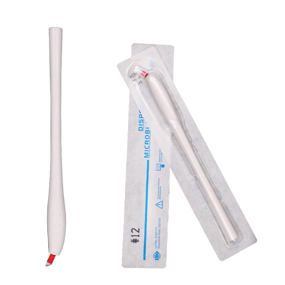10pcs Sterile Disposable Microblading Pen Eyebrows Tattoo Hand Tools Tattoo Supplies with 9/ 12/14/17/18U embroidery Blades
10pcs Sterile Disposable Microblading Pen Eyebrows Tattoo Hand Tools Tattoo Supplies with 9/ 12/14/17/18U embroidery Blades