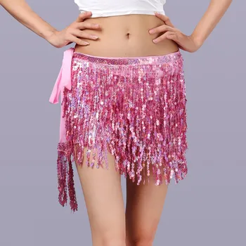 Women Belly Dance Costume sexy lady 4-layer sequins tassel hip scarf Triangle Latin Dance Wear 12 colors Performance dancewear
Women Belly Dance Costume sexy lady 4-layer sequins tassel hip scarf Triangle Latin Dance Wear 12 colors Performance dancewear