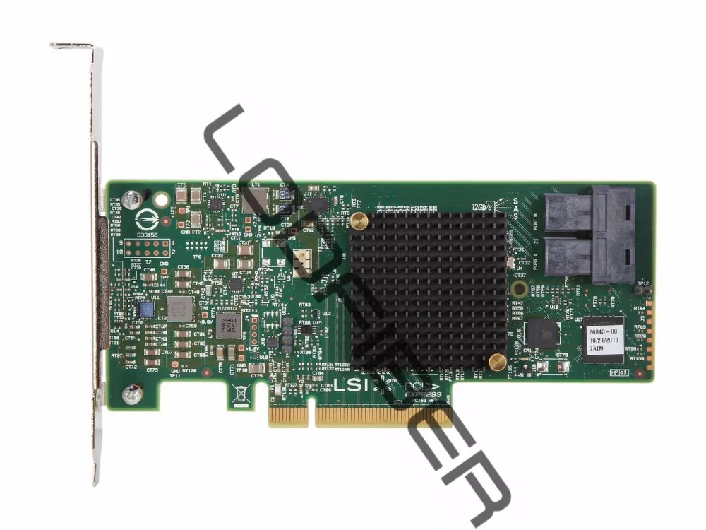 LODFIBER for LSI 9341 MegaRAID SAS 9341-8i (LSI00407) PCI-Express 3.0 x8 Low Profile SATA / S
LODFIBER for LSI 9341 MegaRAID SAS 9341-8i (LSI00407) PCI-Express 3.0 x8 Low Profile SATA / S