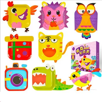 12 Patterns Kids Rainbow Paper Plates DIY Handmade Toys for Painting and Sticker Cartoon Animals Paper Plate Learning Toy
12 Patterns Kids Rainbow Paper Plates DIY Handmade Toys for Painting and Sticker Cartoon Animals Paper Plate Learning Toy