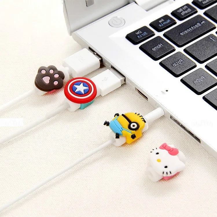 Fashion Cute Cartoon USB Data Cable Holder Line Protector Anti Breaking Cord Organizer Winder for Iphone XR X Xs Max 8 7 Plus
Fashion Cute Cartoon USB Data Cable Holder Line Protector Anti Breaking Cord Organizer Winder for Iphone XR X Xs Max 8 7 Plus