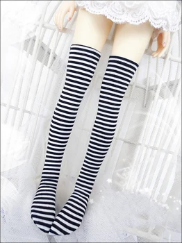 T02-X574 Blyth Doll clothes 1/3 1/4 bjd 1/6 dolls Accessories Black and white strips long stockings 1 pair
T02-X574 Blyth Doll clothes 1/3 1/4 bjd 1/6 dolls Accessories Black and white strips long stockings 1 pair