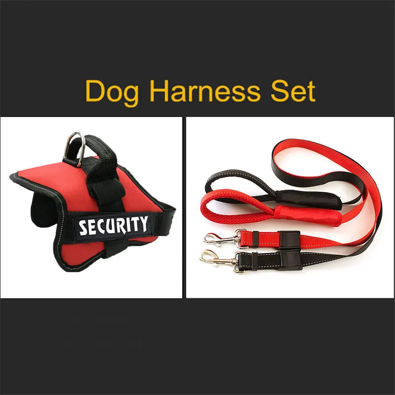 Reflective Rope Nylon Handle Adjustable Comfort Padded Harnesses 4colors Large Dog Harness For Small Medium Large Dog Animals
Reflective Rope Nylon Handle Adjustable Comfort Padded Harnesses 4colors Large Dog Harness For Small Medium Large Dog Animals