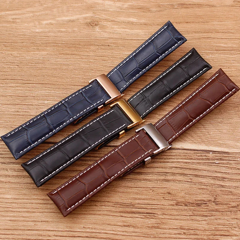 Watch Accessories Leather Watch Strap Applicable for Breitling Montblanc Timing Series AB013012 Strap 22 22m Men's Watch Strap
Watch Accessories Leather Watch Strap Applicable for Breitling Montblanc Timing Series AB013012 Strap 22 22m Men's Watch Strap