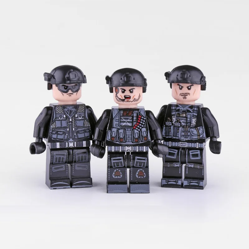 3PCS Special forces Policemen gun MOC UV-Printing Building Brick military weapon accessories DIY mini figures original toys gift
3PCS Special forces Policemen gun MOC UV-Printing Building Brick military weapon accessories DIY mini figures original toys gift