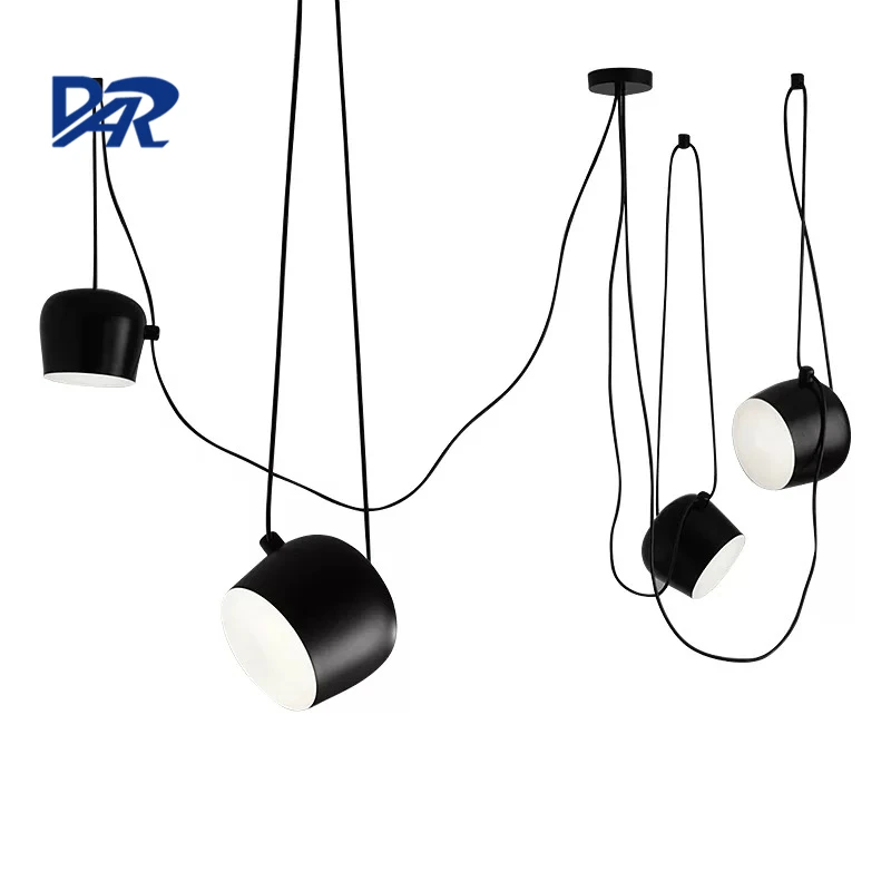 Black/White Aluminum Lampshade Snare Drum Pendant Lamp 1/2/3/4/6 Heads Led Hanging Lights Indoor Office DIY Suspension Luminaire
Black/White Aluminum Lampshade Snare Drum Pendant Lamp 1/2/3/4/6 Heads Led Hanging Lights Indoor Office DIY Suspension Luminaire