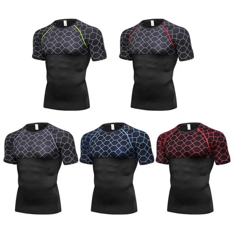 Men Running T-Shirt High-elastic Quick Dry Breathable Training T Shirt Men's Sport Spring Summer Fitness Short Sleeve T-Shirts1
Men Running T-Shirt High-elastic Quick Dry Breathable Training T Shirt Men's Sport Spring Summer Fitness Short Sleeve T-Shirts1