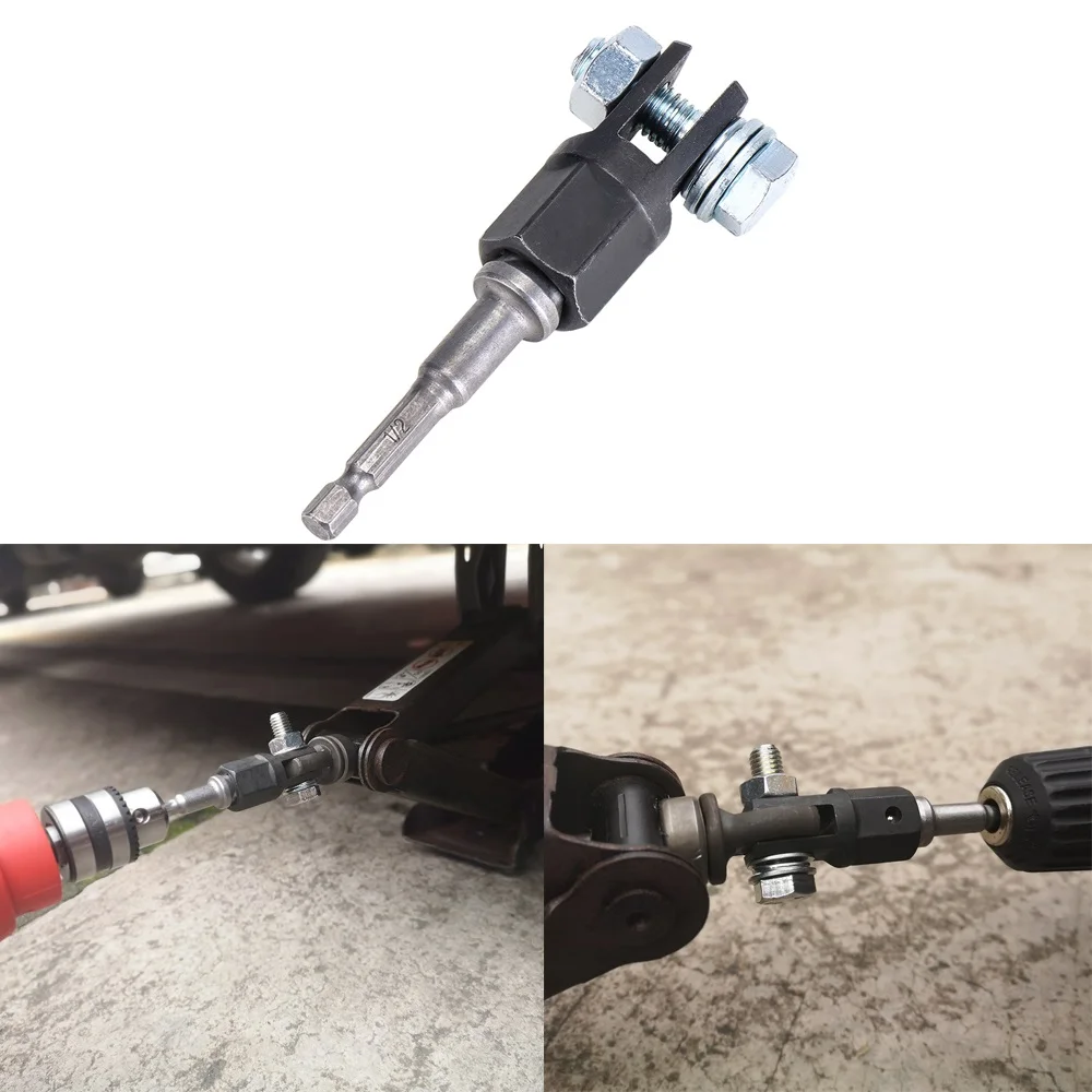 Scissor Jack Adapter With 1/2 Inch Chrome Vanadium Steel Socket Adapter Drive Impact Wrench
Scissor Jack Adapter With 1/2 Inch Chrome Vanadium Steel Socket Adapter Drive Impact Wrench