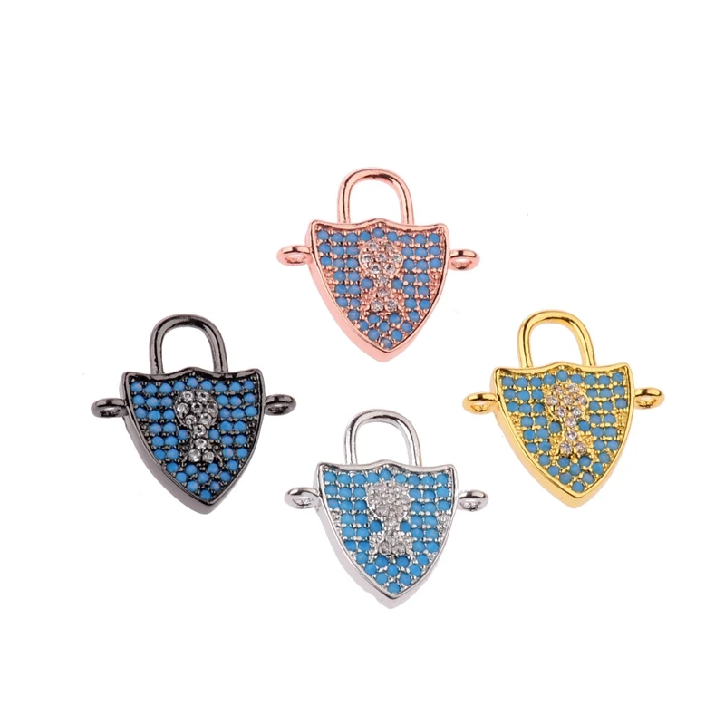 NEW Micro Pave Lock Shape Jewelry Women Pendant Chain Connector bracelets New Design Clear Cubic Zirconis Heart bead Making
NEW Micro Pave Lock Shape Jewelry Women Pendant Chain Connector bracelets New Design Clear Cubic Zirconis Heart bead Making