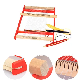 Wooden manual DIY oversized multifunctional wooden looms children's woven scarves educational toys wool knitting machine
Wooden manual DIY oversized multifunctional wooden looms children's woven scarves educational toys wool knitting machine