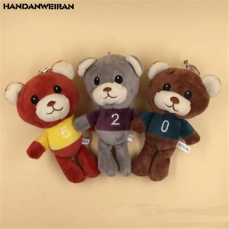 1PCS Mini Color Matching Bear Plush Toy Small Pendant Cute Bear Stuffed Toy Keychain Activities Gifts 16CM HANDANWEIRAN
1PCS Mini Color Matching Bear Plush Toy Small Pendant Cute Bear Stuffed Toy Keychain Activities Gifts 16CM HANDANWEIRAN