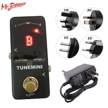 Protable Mini Chromatic Guitar Tuner Pedal LED Display True Bypass With Effect Pedal Power Supply Adapter for Guitar Accessries
Protable Mini Chromatic Guitar Tuner Pedal LED Display True Bypass With Effect Pedal Power Supply Adapter for Guitar Accessries