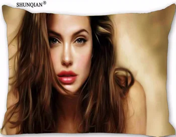 New Custom Angelina Jolie Pillowcase Zippered Rectangle Pillow Cover Cases Size 45X35cm,40x60cm,45X75cm,50X75cm(Two sides)
New Custom Angelina Jolie Pillowcase Zippered Rectangle Pillow Cover Cases Size 45X35cm,40x60cm,45X75cm,50X75cm(Two sides)