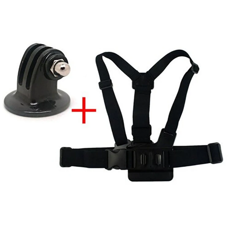 

Gosear Mount Bracket Tripod Adapter + Chest Body Safe Strap Belt for GoPro Hero 3 2 Go Pro Hero3 Hero2 Xiaomi Yi 2 4k Accessory