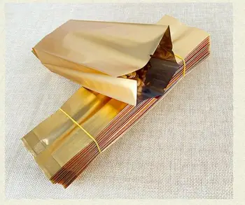 100Pcs Gold heat seal Retail Package bags aluminum foil Gold coffee/candy/tea/nuts packaging plastic stand up bag/pouch
100Pcs Gold heat seal Retail Package bags aluminum foil Gold coffee/candy/tea/nuts packaging plastic stand up bag/pouch