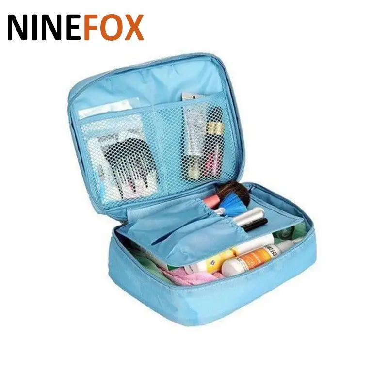 2018 Nylon Zipper Women Makeup bag Cosmetic bag Case Make Up Organizer Toiletry bag kits Storage Travel Wash pouch chisme viajes
2018 Nylon Zipper Women Makeup bag Cosmetic bag Case Make Up Organizer Toiletry bag kits Storage Travel Wash pouch chisme viajes