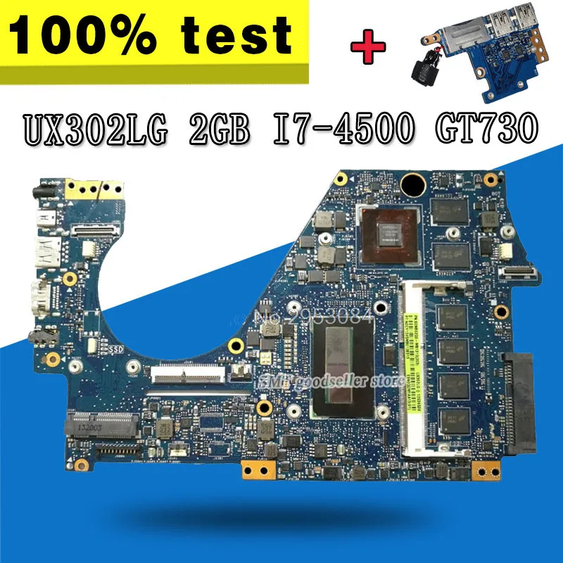 send board+UX302LG Motherboard I7-4500U GT730M 2G For ASUS UX302 UX302L Laptop motherboard UX302LG Mainboard UX302LG Motherboard
send board+UX302LG Motherboard I7-4500U GT730M 2G For ASUS UX302 UX302L Laptop motherboard UX302LG Mainboard UX302LG Motherboard
