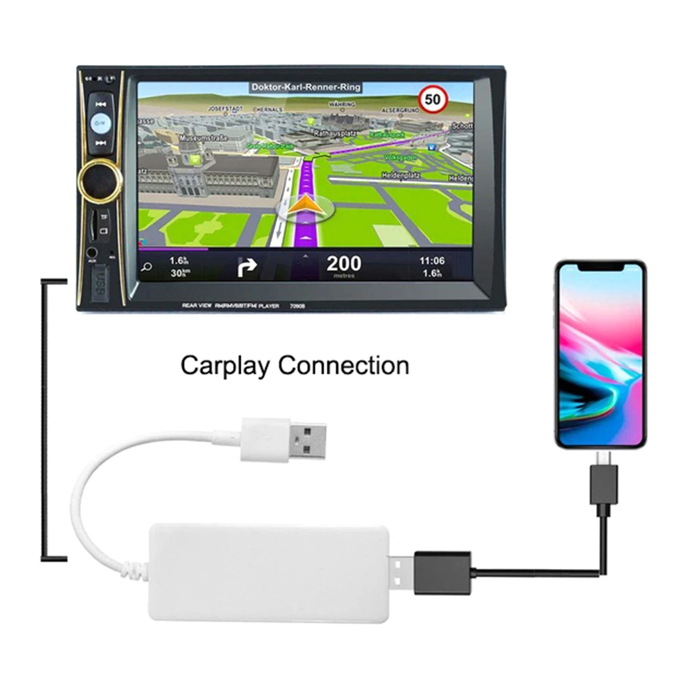USB Smart UI Link Apple CarPlay Dongle Adapter for Android Navigation Player Mini USB Carplay Stick with Android Auto DY326
USB Smart UI Link Apple CarPlay Dongle Adapter for Android Navigation Player Mini USB Carplay Stick with Android Auto DY326