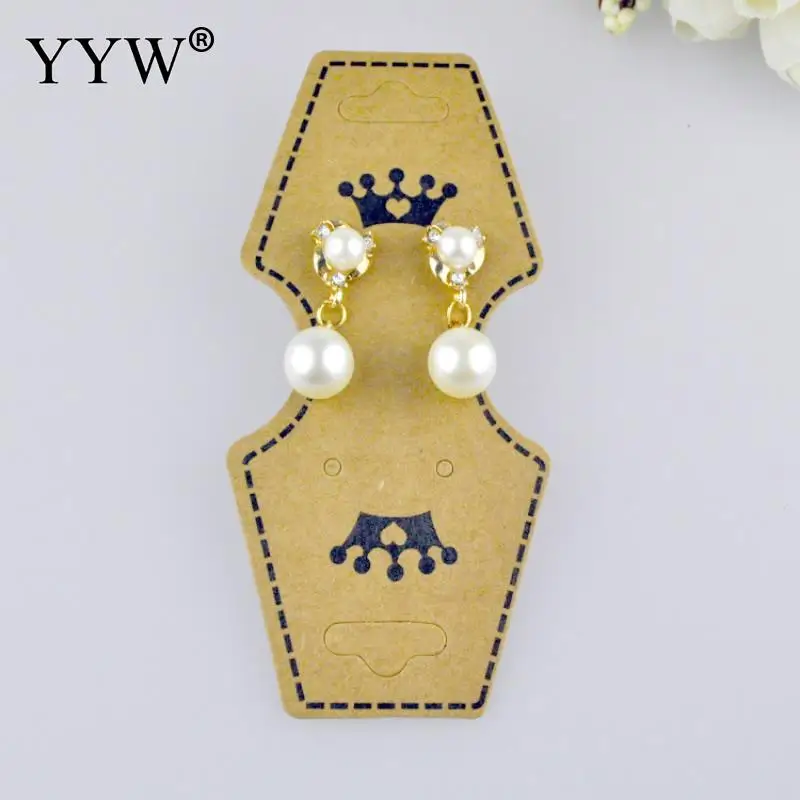 YYW 100pcs Crown Printed Kraft Paper Ear Studs Jewelry Display Card Earring Kraft Paper Tag Ear Ring Paper Hang Price Tags
YYW 100pcs Crown Printed Kraft Paper Ear Studs Jewelry Display Card Earring Kraft Paper Tag Ear Ring Paper Hang Price Tags