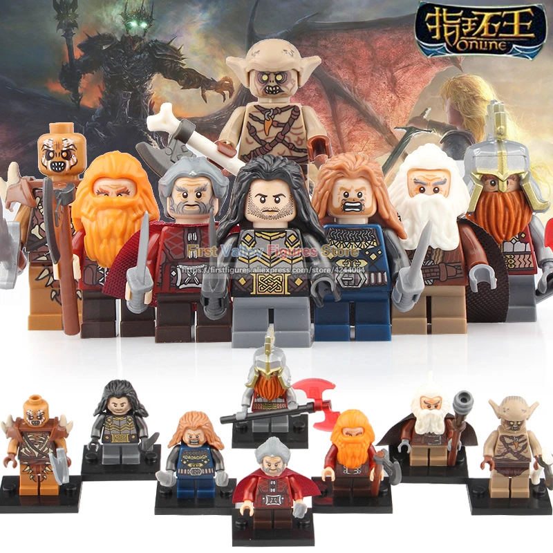 Lord of the Rings Building Blocks Fili Ironfoot Dain Goblin Dori Uruk-hai Orcs LegoINGly Action Figure Toys for Children PG8183
Lord of the Rings Building Blocks Fili Ironfoot Dain Goblin Dori Uruk-hai Orcs LegoINGly Action Figure Toys for Children PG8183