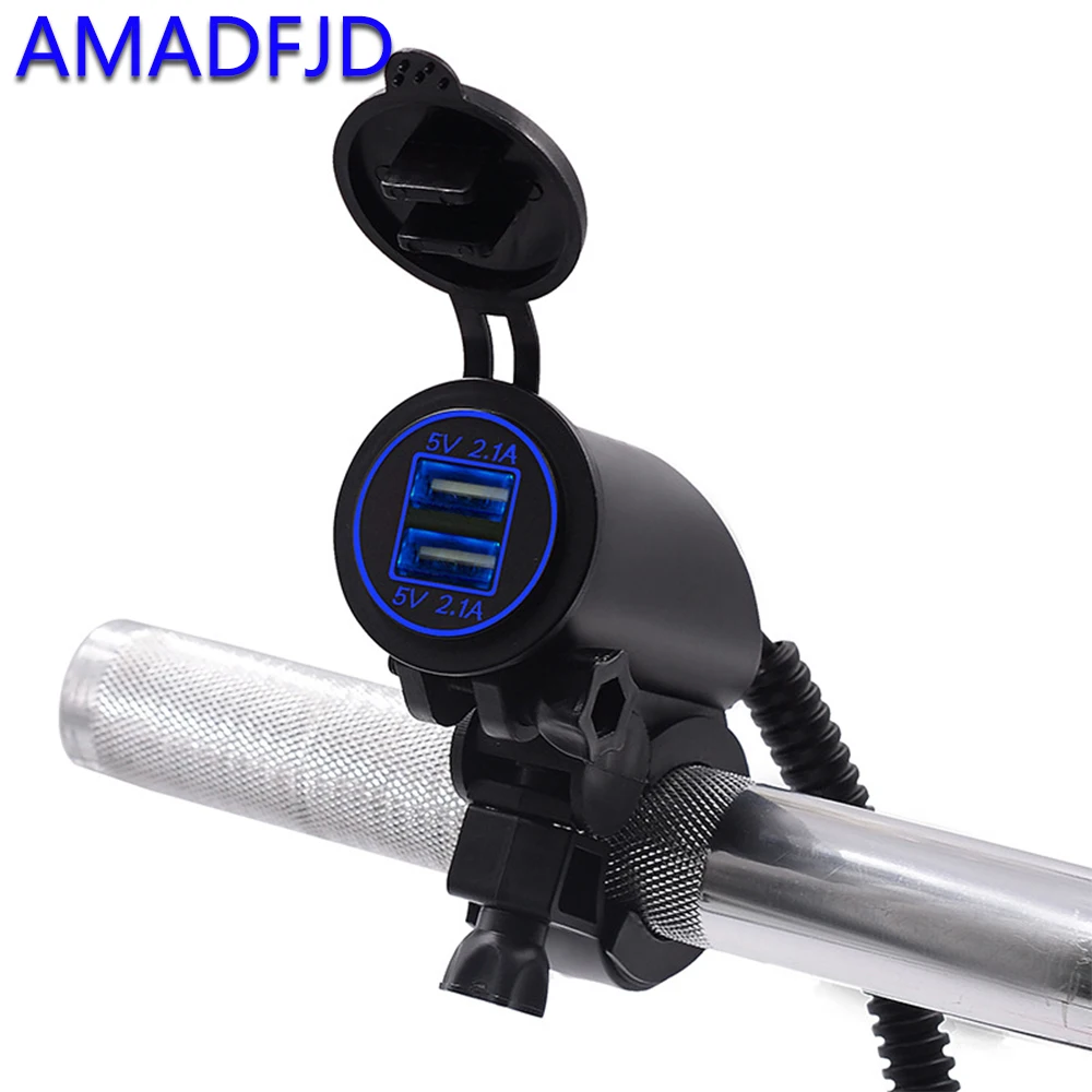 Portable Waterproof Dustproof Car Motorcycle Two Port USB Charger Socket LED Light Lamp Voltmeter motocross pit bike accessories
Portable Waterproof Dustproof Car Motorcycle Two Port USB Charger Socket LED Light Lamp Voltmeter motocross pit bike accessories