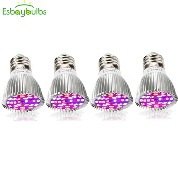 4Pcs Full Spectrum phytolamp 18W/28W fitolampy led grow Light for indoor Plant Growth Blooming Lighting Grow tent spotlight Bulb
4Pcs Full Spectrum phytolamp 18W/28W fitolampy led grow Light for indoor Plant Growth Blooming Lighting Grow tent spotlight Bulb