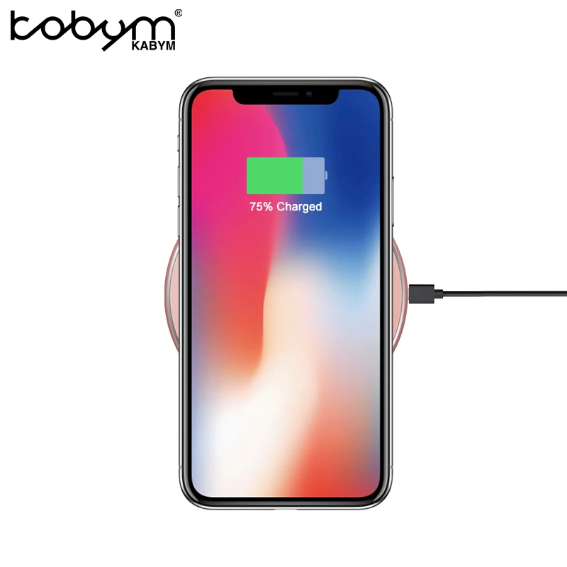 Kabym Portable Qi Quick mini Wireless Charger Pink quick Qi Charger Pad for Galaxy S8 S9 S7 For iPhone 10 X 8 Plus with receiver
Kabym Portable Qi Quick mini Wireless Charger Pink quick Qi Charger Pad for Galaxy S8 S9 S7 For iPhone 10 X 8 Plus with receiver