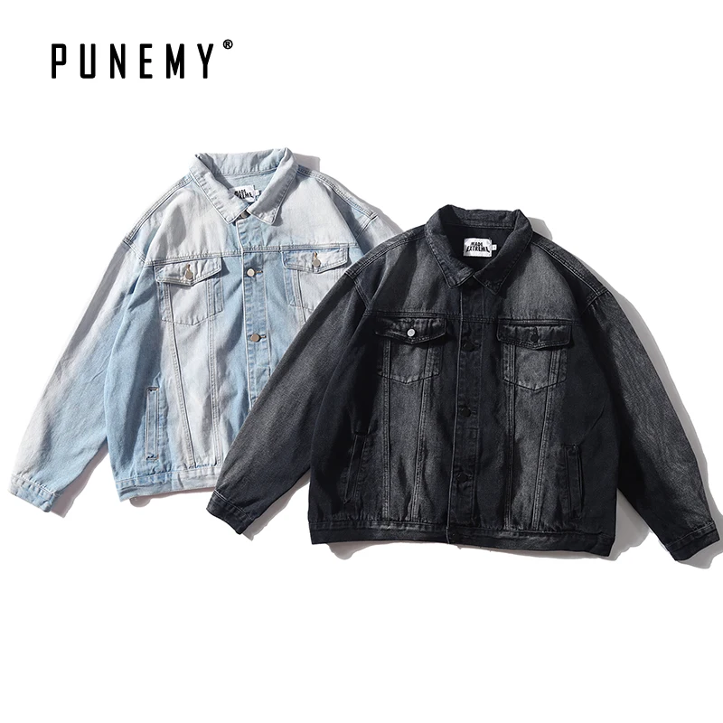 Men Denim Jackets Vintage Washed Gradient Colors Oversize Streetwear Hip Hop Harajuku Outwear Coats Swag Man's Denim Jakcets
Men Denim Jackets Vintage Washed Gradient Colors Oversize Streetwear Hip Hop Harajuku Outwear Coats Swag Man's Denim Jakcets