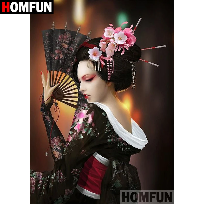 HOMFUN 5D DIY Diamond Painting Full Square/Round Drill "Japanese woman" Embroidery Cross Stitch gift Home Decor Gift A08357
HOMFUN 5D DIY Diamond Painting Full Square/Round Drill "Japanese woman" Embroidery Cross Stitch gift Home Decor Gift A08357
