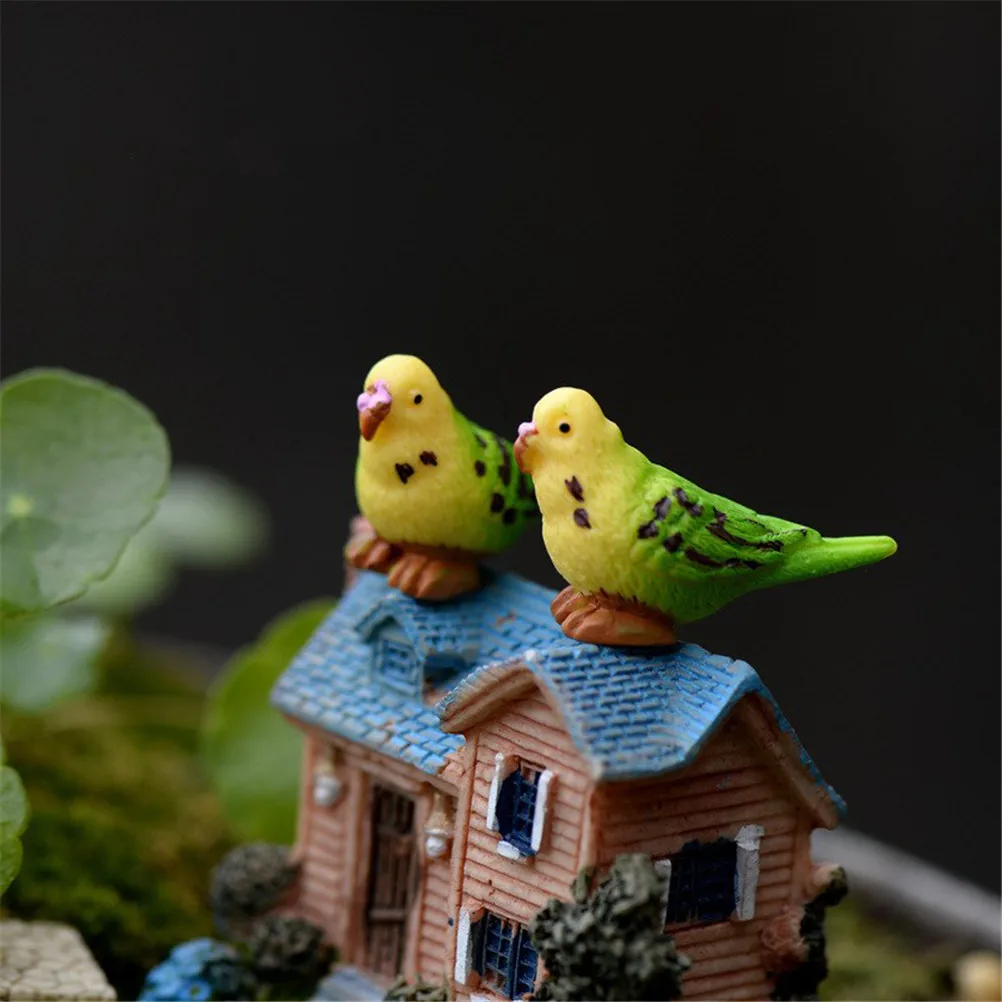 1pair 3*2cm Resin Lovely Parrot Micro Fairy Figurines Miniatures Garden Decor Accessories Model
1pair 3*2cm Resin Lovely Parrot Micro Fairy Figurines Miniatures Garden Decor Accessories Model