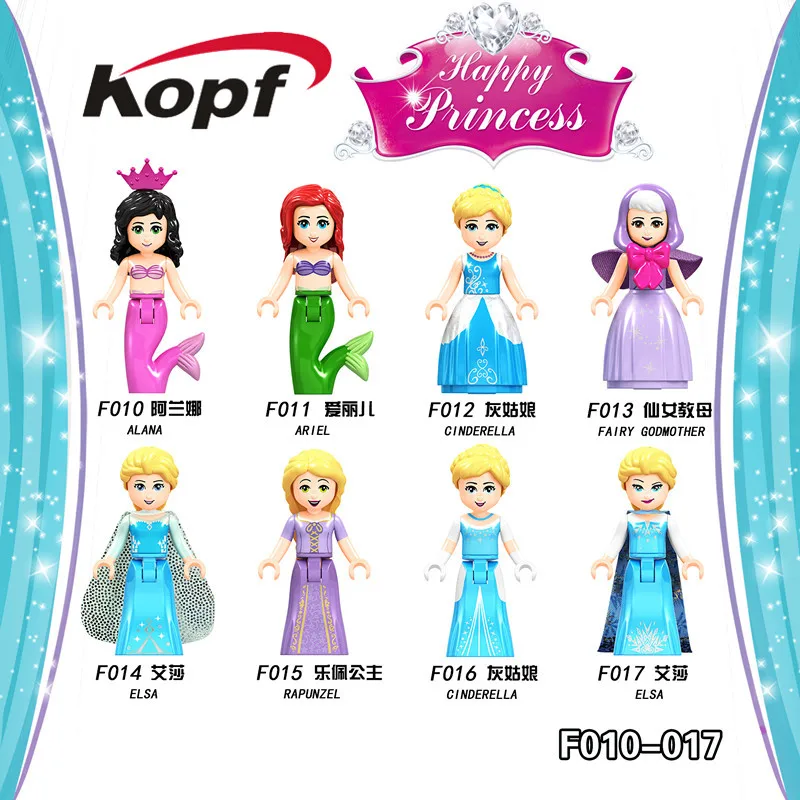 50Pcs F002-009 Princess Series Anna F010 -017 Belle F018-025 Beast Mulan Collcetion Building Blocks For Kids Gift Girl Toys
50Pcs F002-009 Princess Series Anna F010 -017 Belle F018-025 Beast Mulan Collcetion Building Blocks For Kids Gift Girl Toys