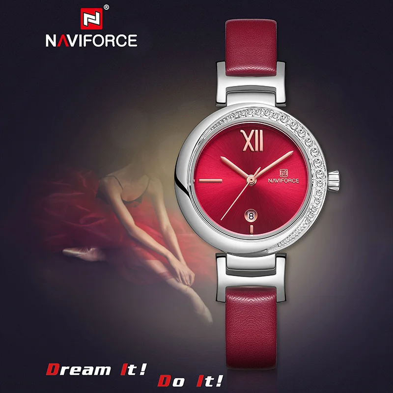 Naviforce Women's Wristwatch Ultra Thin Waterproof Women Watches Luxury Fashion Quartz Ladies Watch Top Brand Luxury 2019
Naviforce Women's Wristwatch Ultra Thin Waterproof Women Watches Luxury Fashion Quartz Ladies Watch Top Brand Luxury 2019