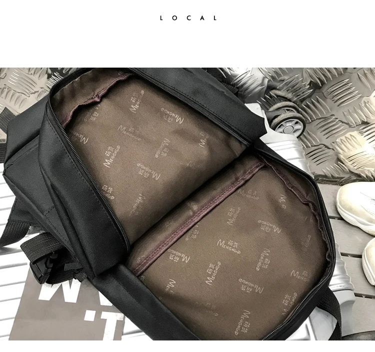 Menghuo 2pcs:set Backpack Bags for Teenager Girls Net Pocket Women School Bag Men Laptop Backpack Travel Bag Rucksack Mochilas_35