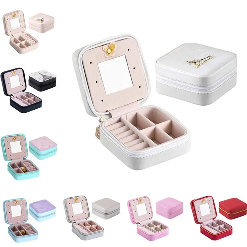 Jewelry Box Portable Storage Organizer Zipper Portable Women Display Travel Case Makeup Choker Ring Earring Necklace Box 2019
Jewelry Box Portable Storage Organizer Zipper Portable Women Display Travel Case Makeup Choker Ring Earring Necklace Box 2019