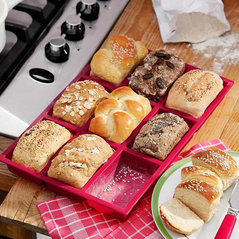 New Arrive! 9 Cup Muffin Brownie Cake Mold Silicone Nonstick Bakeware Family DIY Baking Tools Cake Mould
New Arrive! 9 Cup Muffin Brownie Cake Mold Silicone Nonstick Bakeware Family DIY Baking Tools Cake Mould