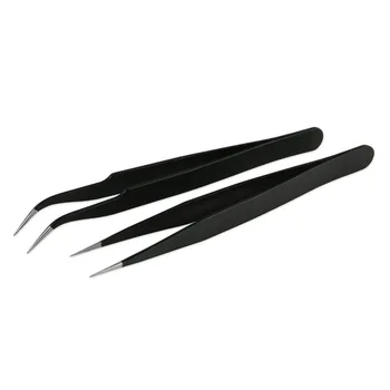 New Anti Acid Stainless Steel Eyebrow Tweezers Black Curved Straight Nipper Eyelash Extension Picking Make Up Tool Nail Tools
New Anti Acid Stainless Steel Eyebrow Tweezers Black Curved Straight Nipper Eyelash Extension Picking Make Up Tool Nail Tools