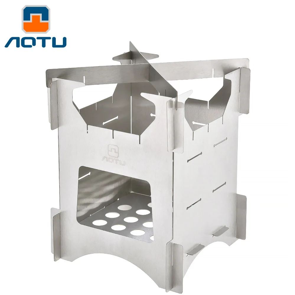 Camping Wood Stove Portable Outdoor Folding Titanium Wood Stove Burning for Backpacking Survival Cooking Picnic Hunting
Camping Wood Stove Portable Outdoor Folding Titanium Wood Stove Burning for Backpacking Survival Cooking Picnic Hunting