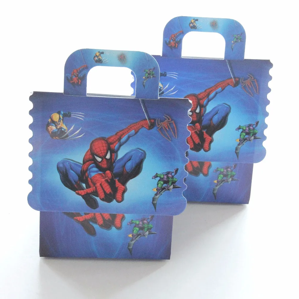 6pcs/lot Candy Box Cake Box for Kids Hero Spiderman Theme Party Baby Shower Birthday Party Decoration Party Supplies
6pcs/lot Candy Box Cake Box for Kids Hero Spiderman Theme Party Baby Shower Birthday Party Decoration Party Supplies