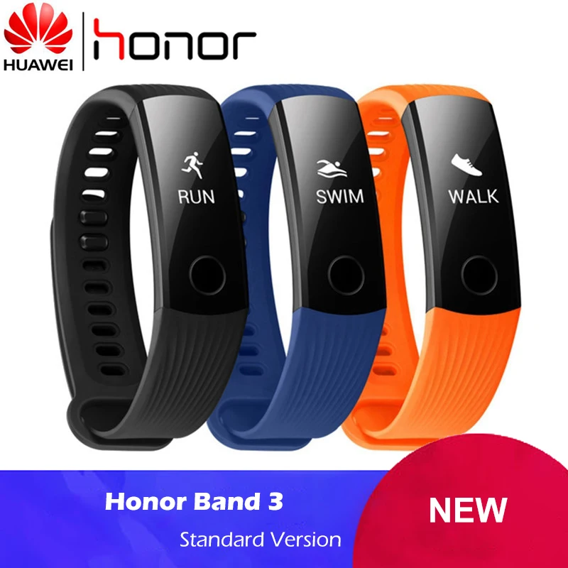 Original Huawei Honor Band 3 Smart Bracelet Heart Rate Monitor Smart Wristband 50 meters Swimming Waterproof Fitness Tracker
Original Huawei Honor Band 3 Smart Bracelet Heart Rate Monitor Smart Wristband 50 meters Swimming Waterproof Fitness Tracker