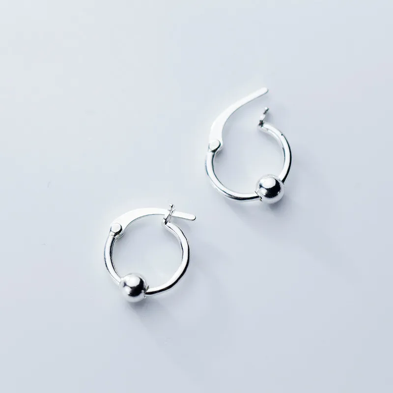 100% 925 Sterling Sliver 2pcs Small Tiny Ball Huggie Hoop Earrings Ear Piercing Tragus Helix Cartilage
100% 925 Sterling Sliver 2pcs Small Tiny Ball Huggie Hoop Earrings Ear Piercing Tragus Helix Cartilage