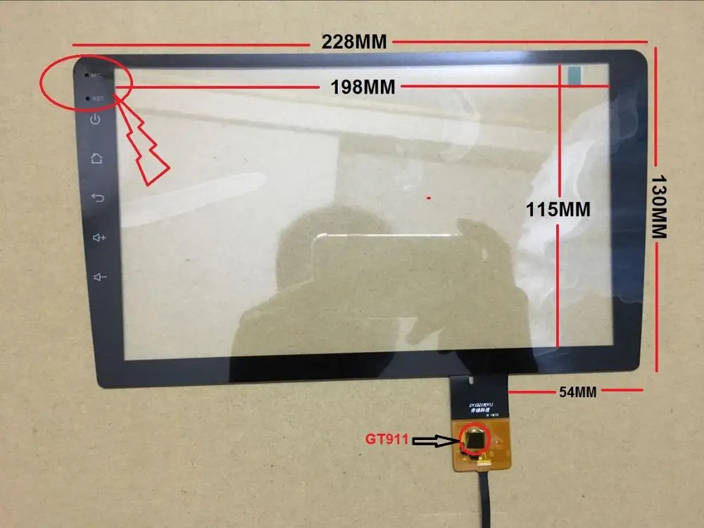 Compatible replacement 9 inch capacitive touch screen DY10219(V1) for car dvd gps touch panel
Compatible replacement 9 inch capacitive touch screen DY10219(V1) for car dvd gps touch panel