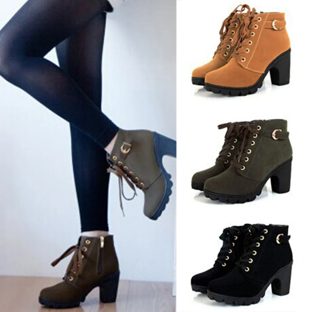 2019 autumn and winter new high-heeled shoes Casual Large Size Martin Boots Fashion Buckle Ankle Zipper Motorcycle boots
2019 autumn and winter new high-heeled shoes Casual Large Size Martin Boots Fashion Buckle Ankle Zipper Motorcycle boots