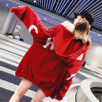 New Casual 2020 Spring Autumn Sweatshirts Coats Women Long Sleeve Harajuku Style Loose Korean Hooded Jacket X13
New Casual 2020 Spring Autumn Sweatshirts Coats Women Long Sleeve Harajuku Style Loose Korean Hooded Jacket X13