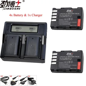DMW-BLF19 DMW-BLF19E DMW BLF19PP BLF19 BLF19E 2200mAH Battery x4+ LCD Dual Charger for Panasonic Lumix GH3 GH4 GH5 G9
DMW-BLF19 DMW-BLF19E DMW BLF19PP BLF19 BLF19E 2200mAH Battery x4+ LCD Dual Charger for Panasonic Lumix GH3 GH4 GH5 G9
