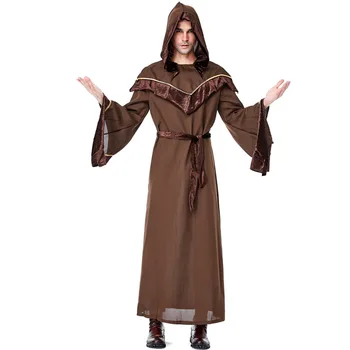 Umorden Halloween Men Gothic Medieval Wizard Priest Costume European Religious Dark Sorcerer Cosplay Fancy Dress for Men
Umorden Halloween Men Gothic Medieval Wizard Priest Costume European Religious Dark Sorcerer Cosplay Fancy Dress for Men