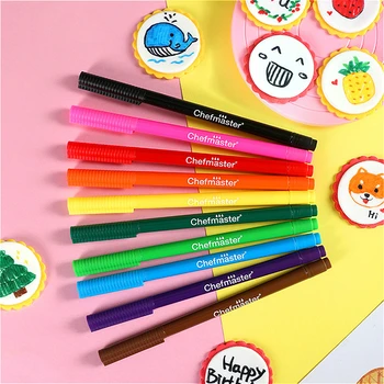 Edible Pigment Pen Chefmaster American Roasted Fondant Frosting Cake Food Coloring Pen 10 Color/set
Edible Pigment Pen Chefmaster American Roasted Fondant Frosting Cake Food Coloring Pen 10 Color/set