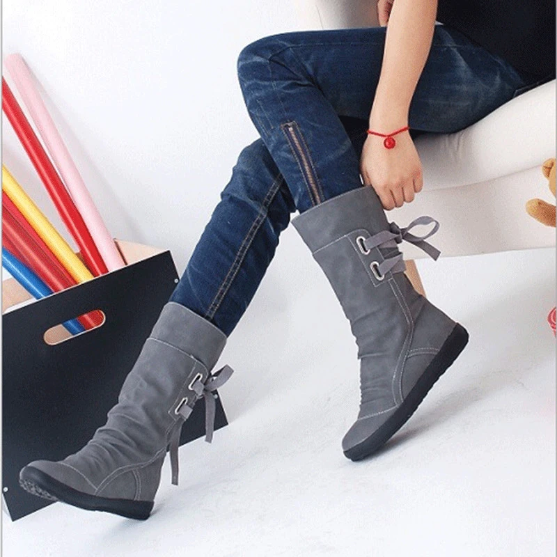 2019 New Women Fashion Boots Autumn Shoes with Lace-up Mid-Calf Solid Low Heels PU Boots Mujer Shoes XWX7001
2019 New Women Fashion Boots Autumn Shoes with Lace-up Mid-Calf Solid Low Heels PU Boots Mujer Shoes XWX7001