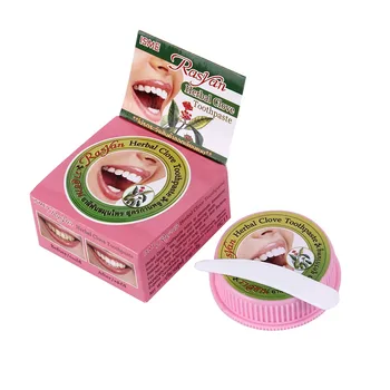 Natural Herbal Clove Thailand Toothpaste Tooth Whitening Toothpaste Remove Stain Antibacterial Allergic Tooth Paste